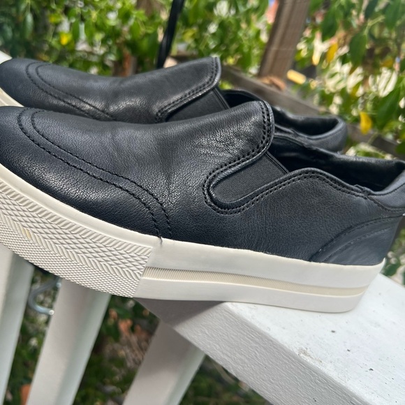 Ash Black and White Slip-On Sneakers with Platform Sole Women's Size 6 Black - Picture 15 of 16